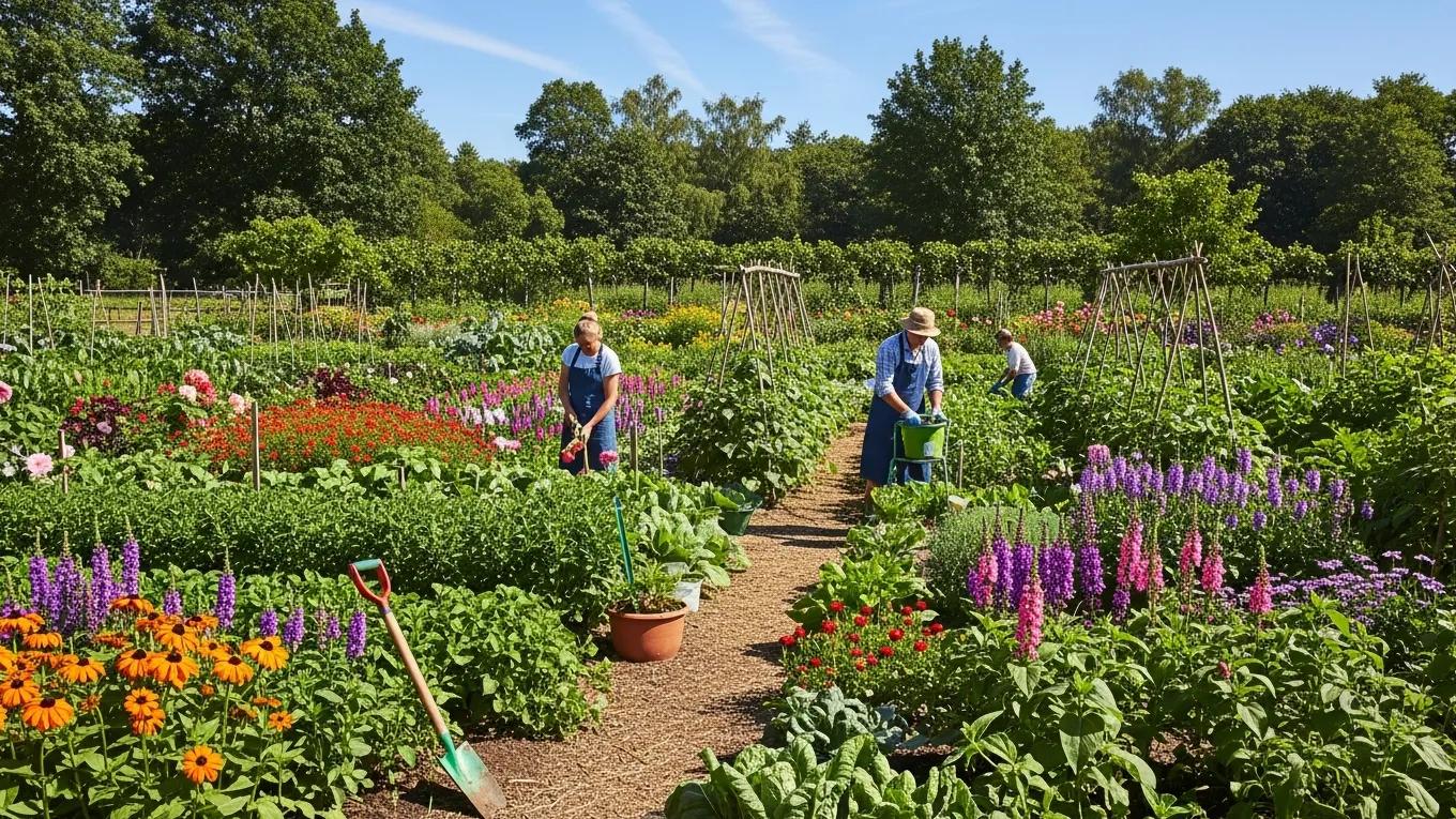 large garden